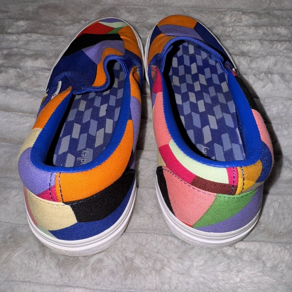 Women's Vera Bradley Canvas Multi Color Patchwork Slip On Shoes Size 9.5 EUC - Picture 7 of 9
